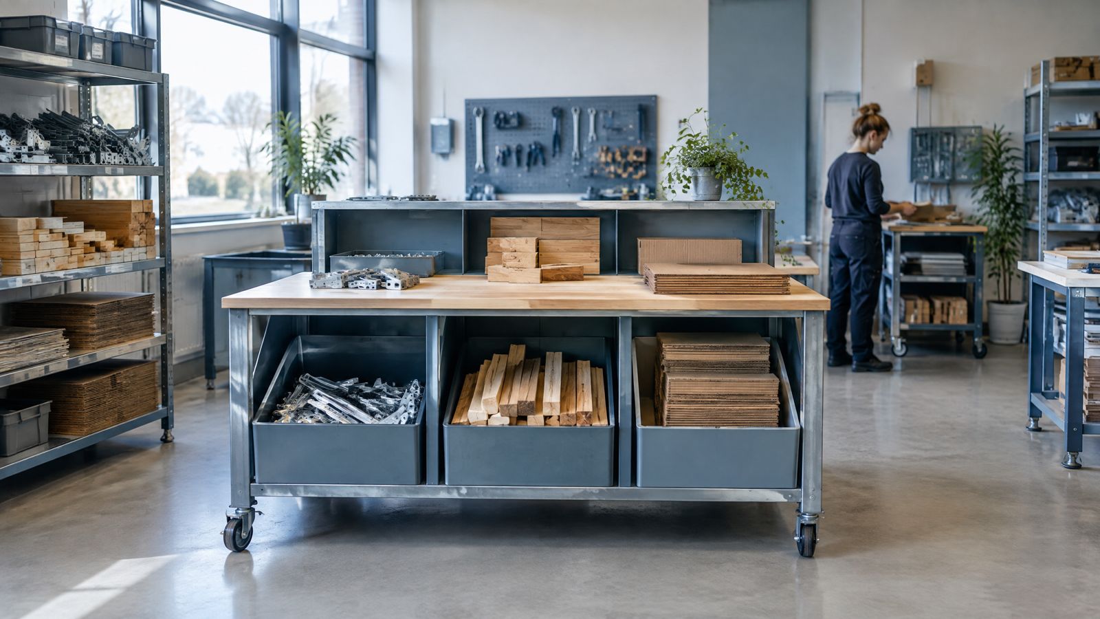 Atelier de réemploi et de valorisation de matériaux